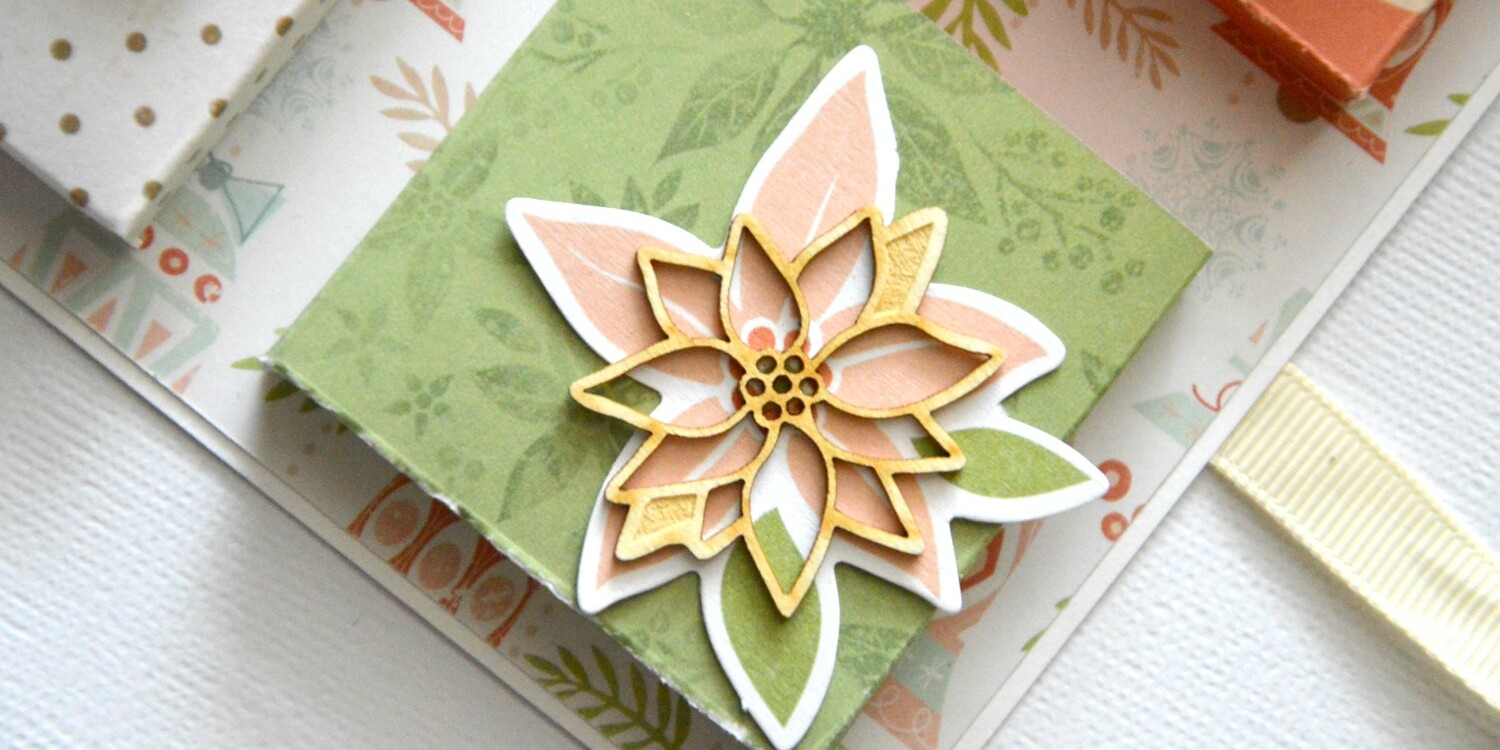 mikulásvirág chipboard