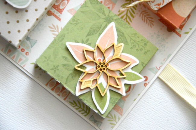 mikulásvirág chipboard
